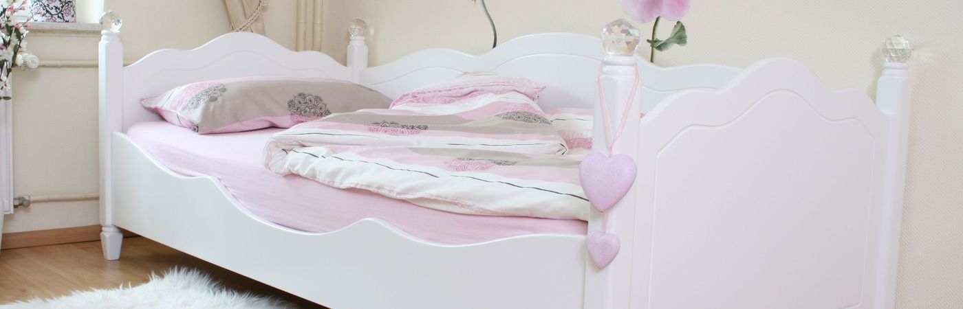 Kinderbett weiß 90x200