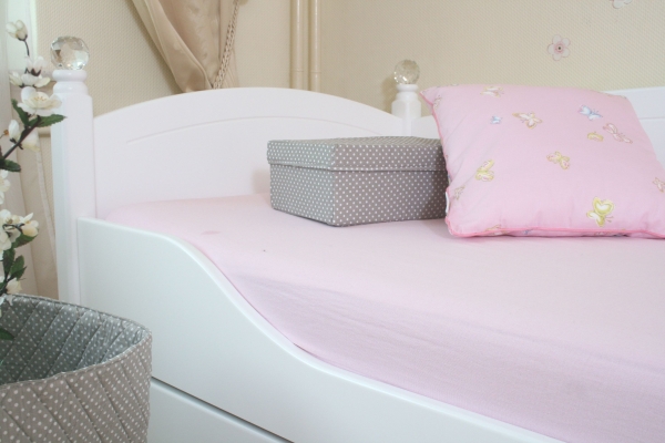 Kinderbett Weiß Kristallserie 3