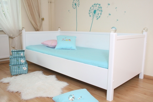 Kinderbett Weiß Kristallserie 4