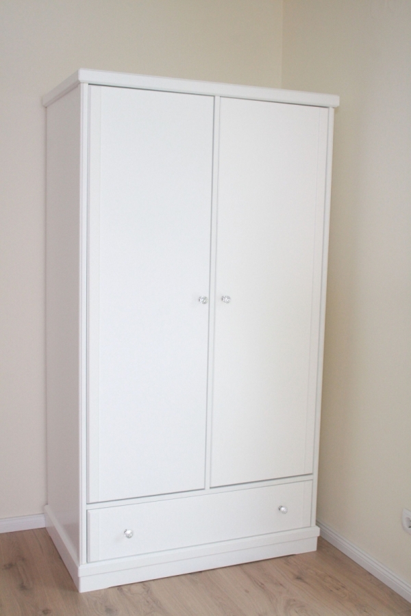 Kinderbett Weiß Kristallserie 4