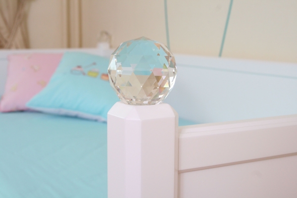 Kinderbett Weiß Kristallserie 4