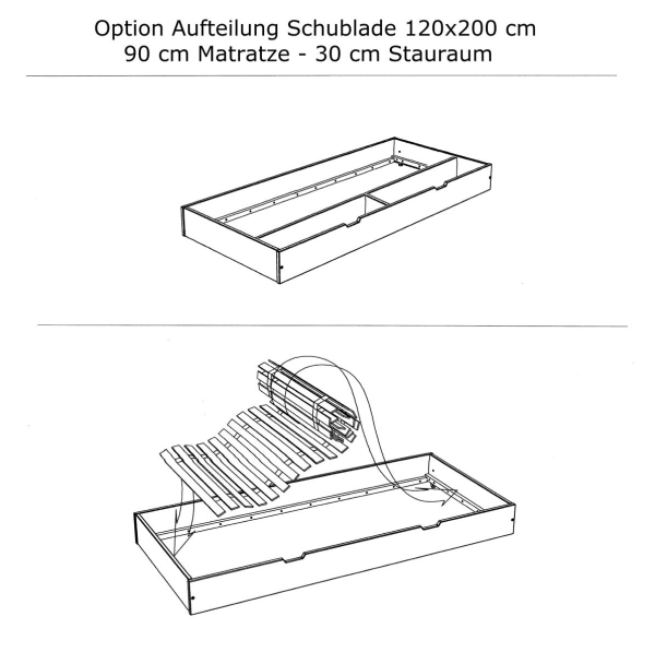 Kinderbett Weiß Kristallserie 4