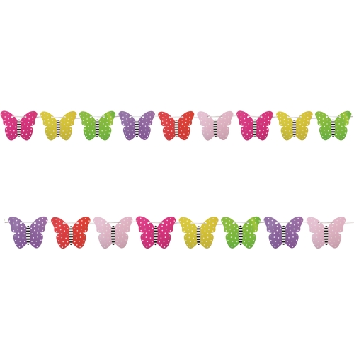 Wimpelkette Schmetterlinge