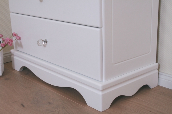 Kommode weiß Kristallserie 2