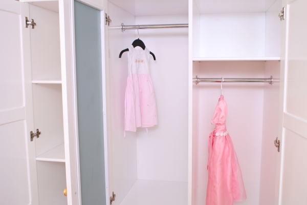 Kleiderschrank weiß Kutsche 3 T