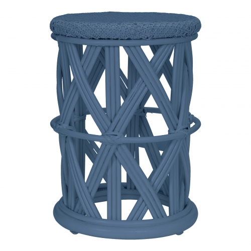 Rattan Hocker Clu-Clu blau