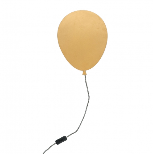 Wandlampe Ballon gold