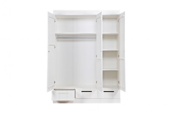WOOOD Schrank Connect weiß 3 türig
