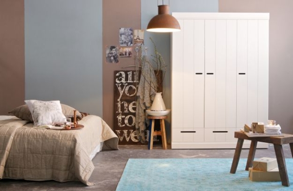 WOOOD Schrank Connect weiß 3 türig