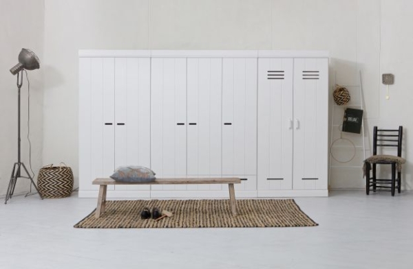 WOOOD Schrank Connect weiß 3 türig