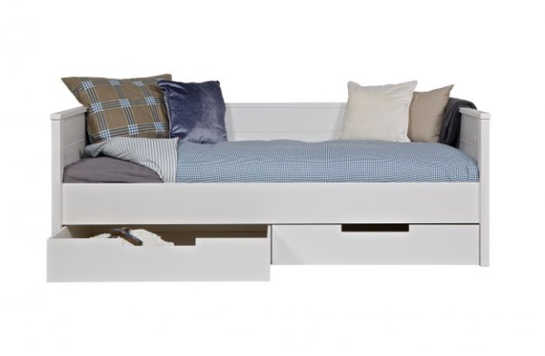 Woood Sofabett Jade weiß 90x200 cm