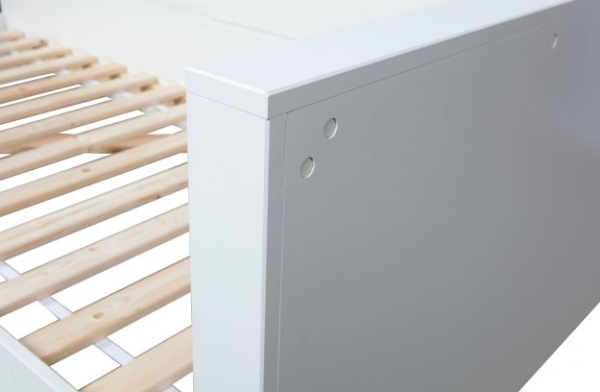 Woood Eckbett Connect weiß 90x200