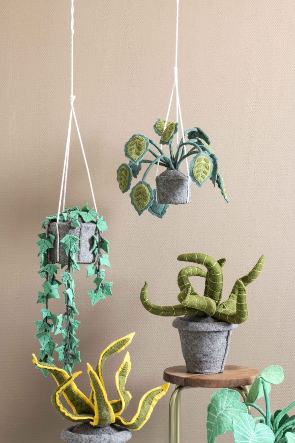 Kidsdepot Hängepflanze Filz big leaves