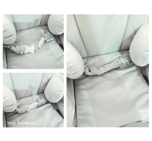 Zwillingsschaukel mit Quasten dunkelgrau