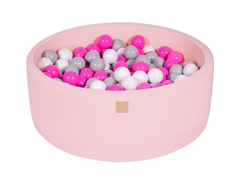Bällebad rosa inkl. 200 Bälle rund