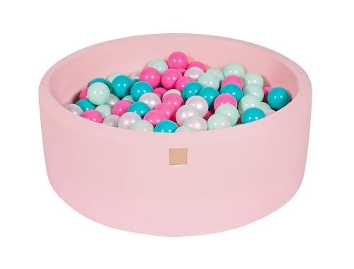 Bällebad rosa inkl. 200 Bälle rund