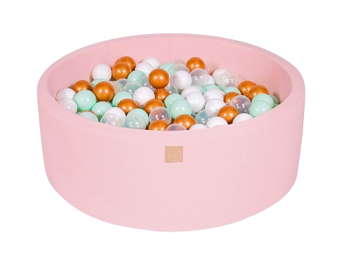 Bällebad rosa inkl. 200 Bälle rund