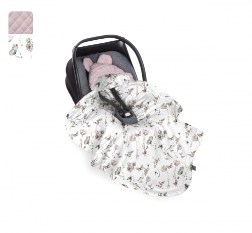 Uni Babydecke/Fusack rosa Nature