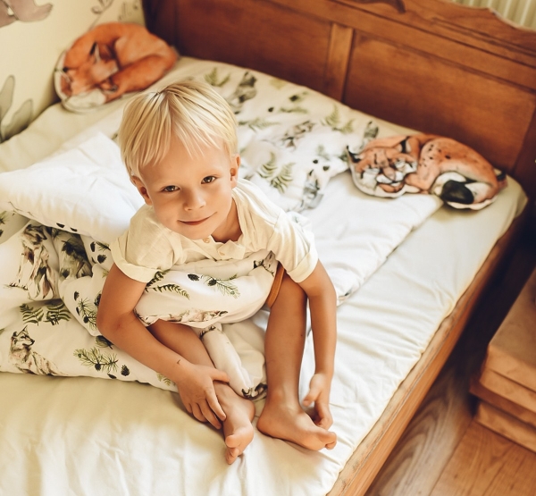 Baby Bettwäsche Pfingstrosen