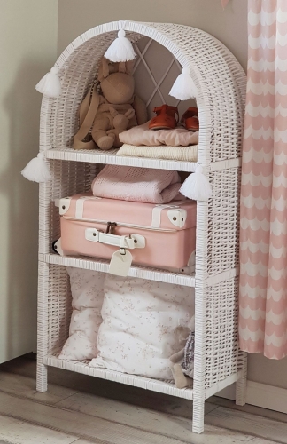 Standregal Rattan wei
