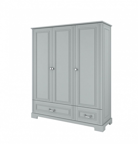 Schrank Ines 3-türig grau