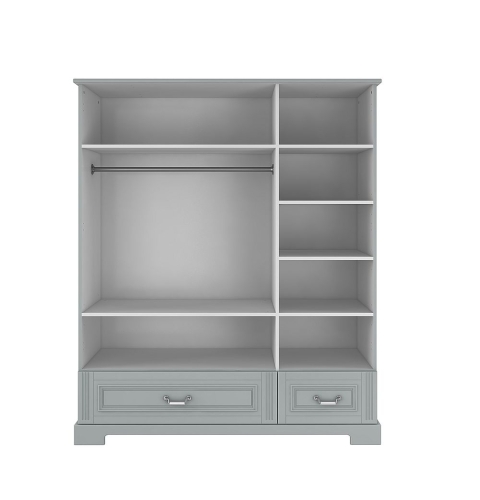 Schrank Ines 3-türig grau