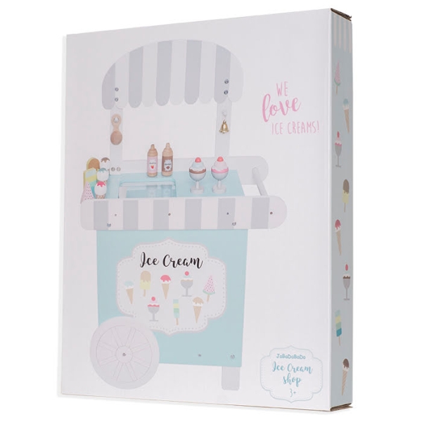 Jabadabado großer Holz Eiscreme Verkaufswagen