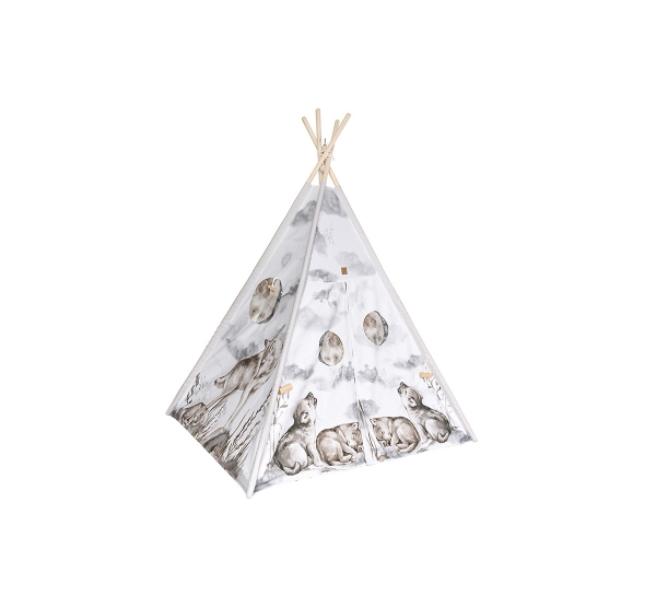 Tipi Moonlight inkl. Spielmatte und 4 Kissen