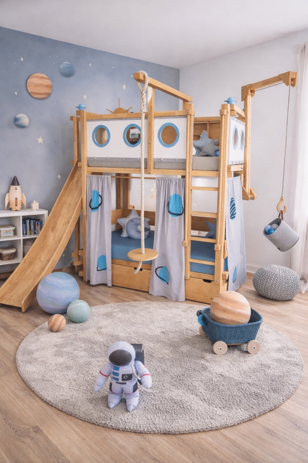 Hochbett Weltraum