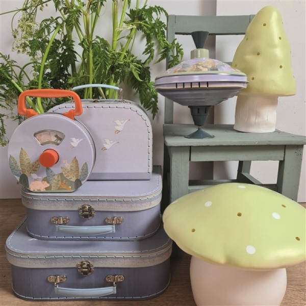 Pilzlampe olivgrün groß