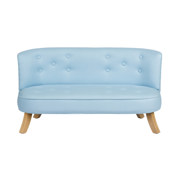 Kindersofa hellblau