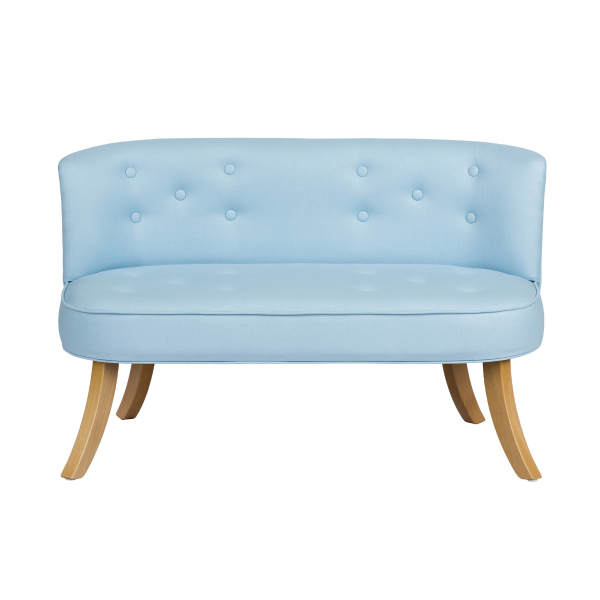 Kindersofa hellblau