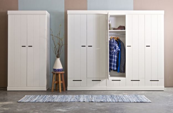 WOOOD Schrank Connect weiß 2 türig