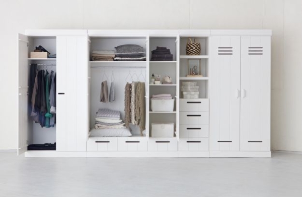 WOOOD Schrank Connect weiß 2 türig