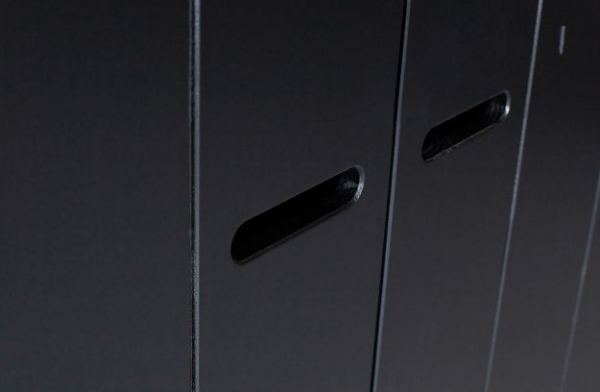 WOOOD Schrank Connect schwarz 3 türig