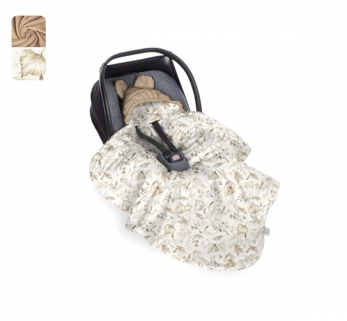 Uni Babydecke/Fusack beige BOHO