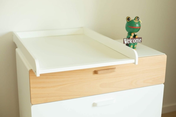 Kommode Hoppa weiß-natur