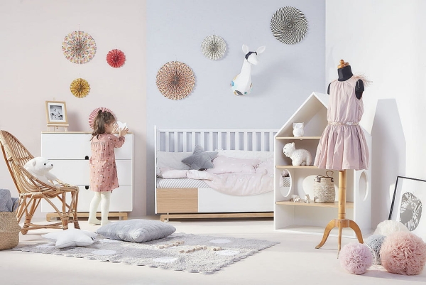 Kommode Nomi weiß-natur