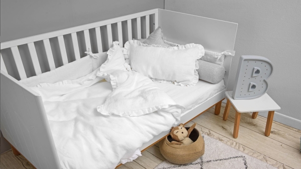 Babybett Toteme botanic weiß 70x140
