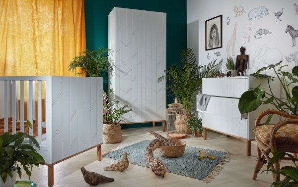 Schrank Toteme botanic 2-türig weiß