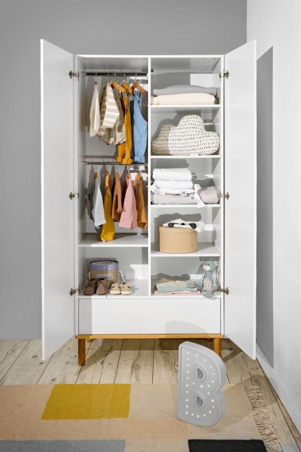 Schrank Toteme botanic 2-türig weiß