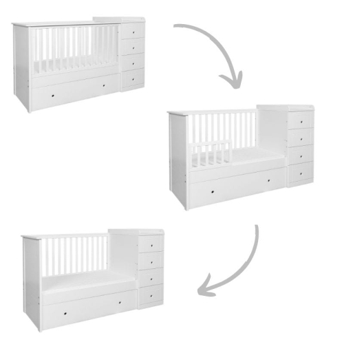 Babybett Paso Doble 60x120 weiß