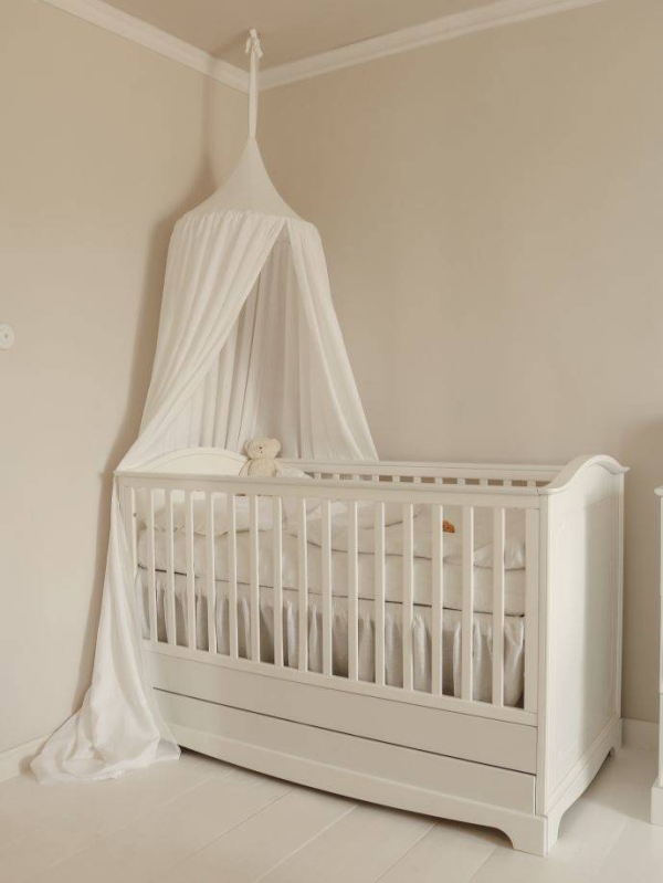 Babybett Royal timeless weiß 70x140 umbaubar