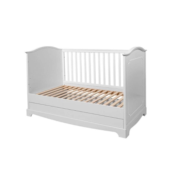 Babybett Royal timeless weiß 70x140 umbaubar