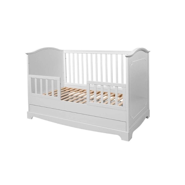 Babybett Royal timeless weiß 70x140 umbaubar