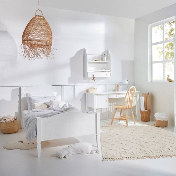 Kinderbett Royal timeless 90x200 weiß