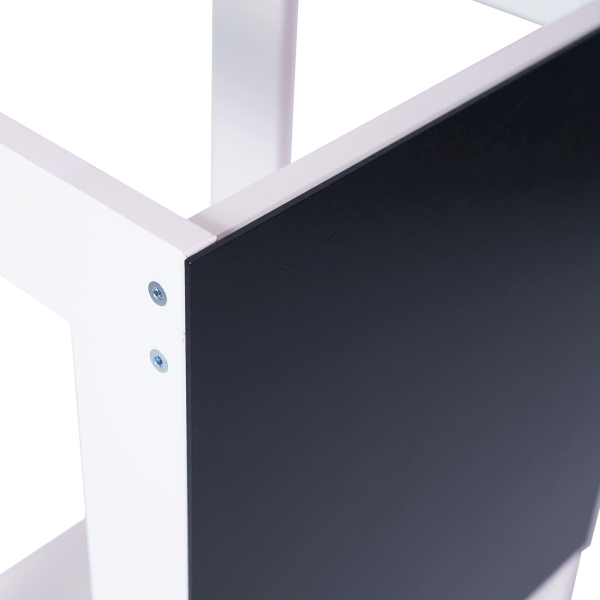 Lernturm mit Schreibtafel weiß