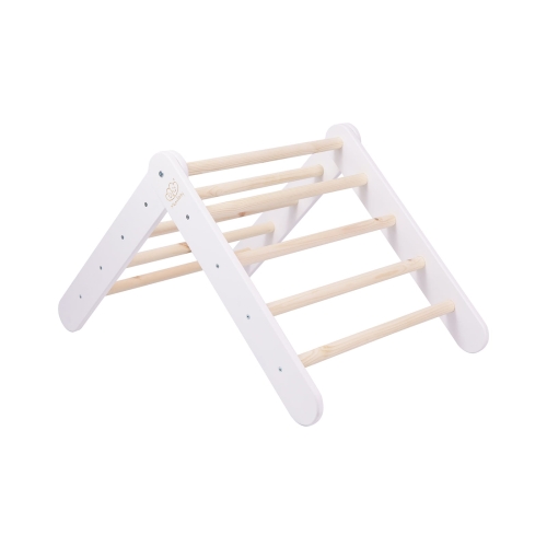 Kletterdreieck / Spielzelt rosa-weiß