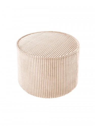 Sitzpuff Cord beige