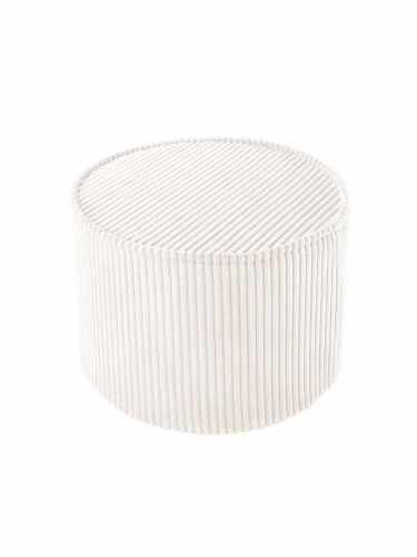 Sitzpuff Cord creme